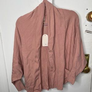 Dusty pink never worn cardigan size small